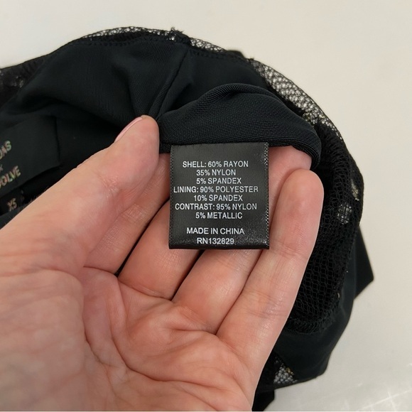 Dundas x Revolve Joey Mini Dress in Black XS - Picture 8 of 11